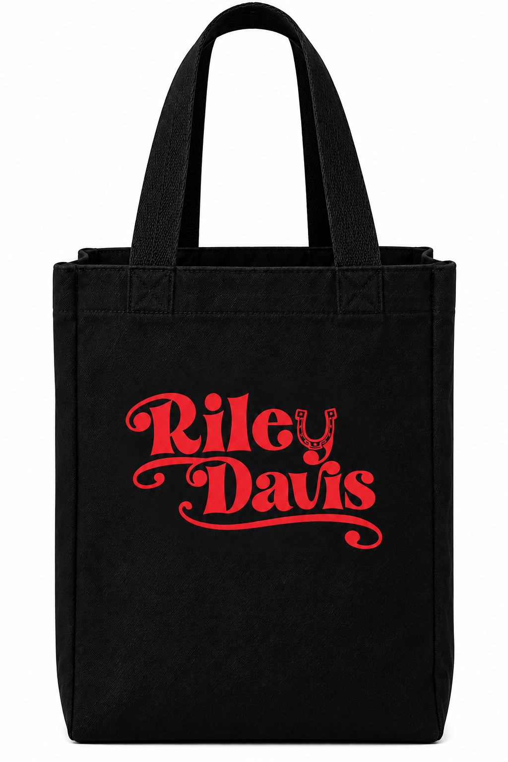Riley Davis Logo Canvas Tote Bag